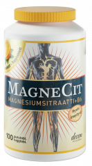 MagneCit Magnesiumsitraatti+B6-vitamiini 100 purutabl