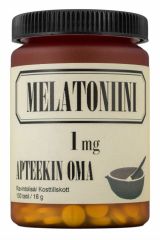 APTEEKIN OMA MELATONIINI 1 mg 100 tabl